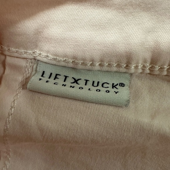 NYDJ Utility Crop Twill Pants With Cuffs - Lt Pink Size 14 LiftTuck Technology - Picture 6 of 12